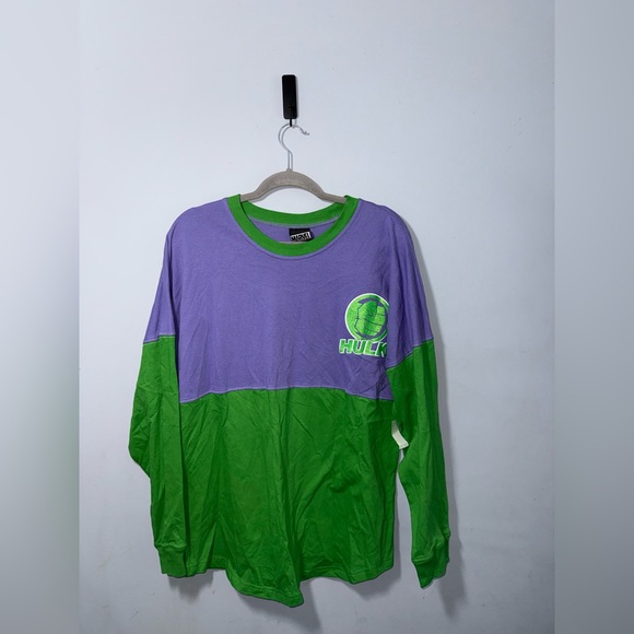 Universal Studio Tops - Universal Studios Marvel Incredible Hulk Spirit Jersey Size Large NWT theme park